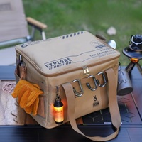 Large outdoor camping picnic large capacity 42L cam storage box tactical gear picnic equipment tool cookware organizer box