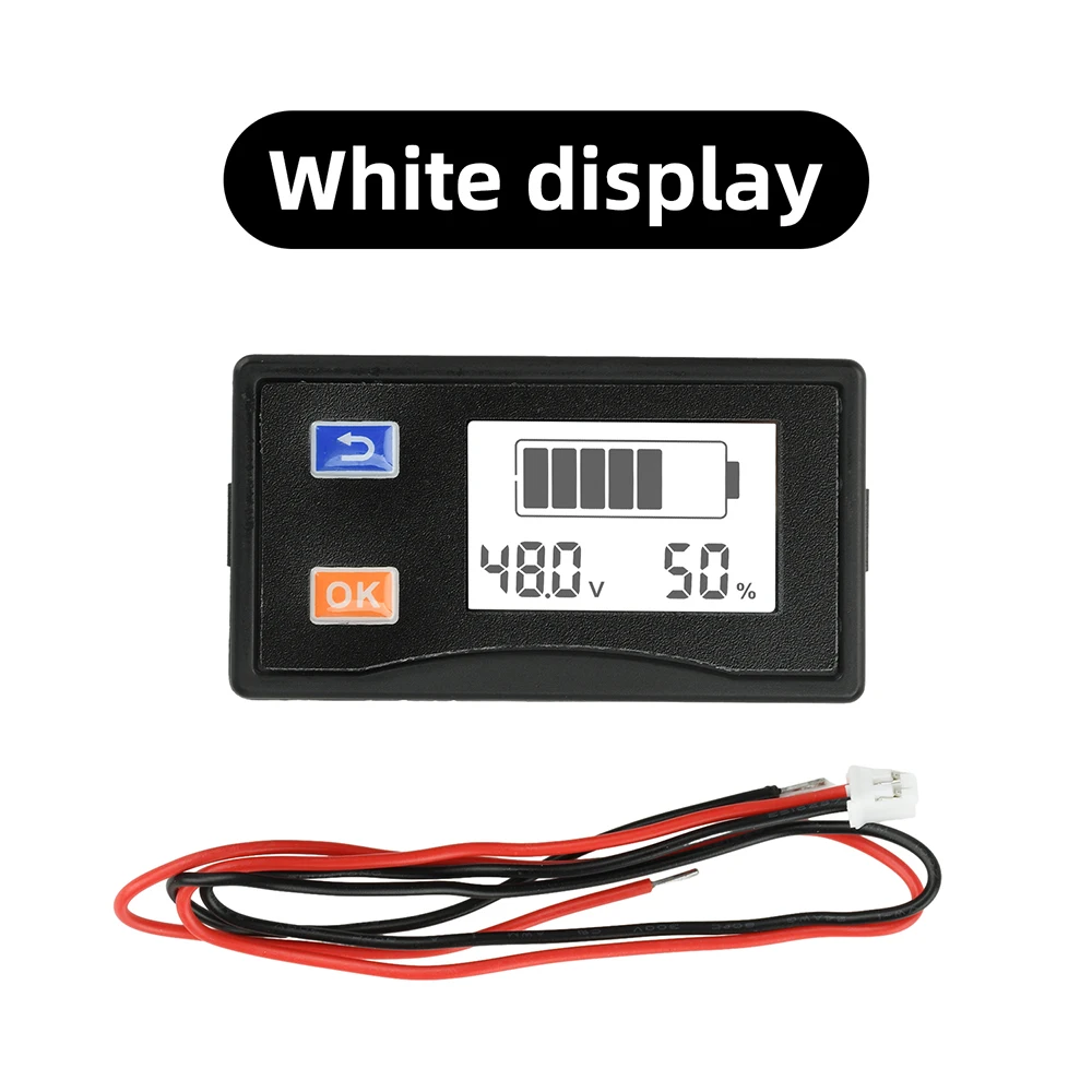 [QV61] DC 9-120V LCD Digitaler Spannungs- und Batteriestandsmesser Universeller Batteriestandsanzeiger für verschiedene Batterietypen – Detail 3