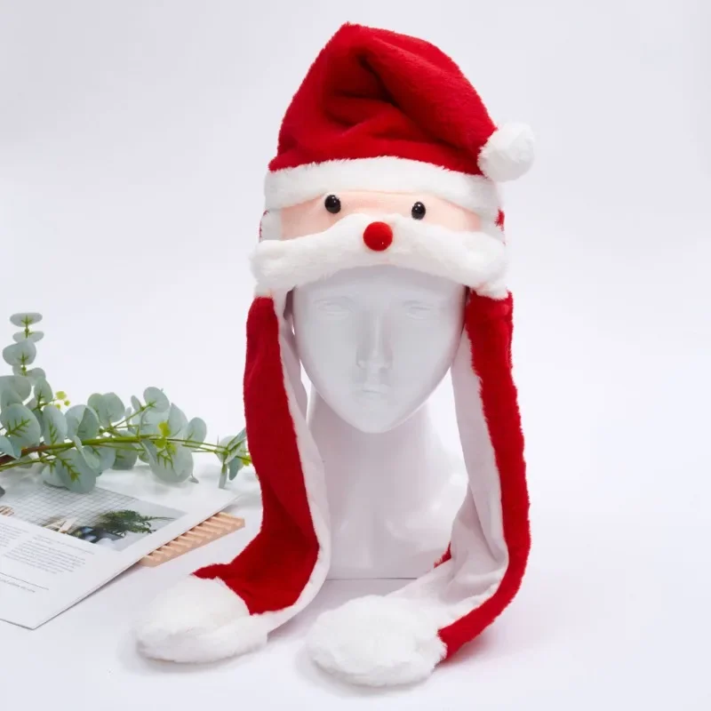 1 Stück kreative Weihnachtsmütze, Rentier-Kneif-Airbag, Ohren bewegen, Stirnband-Dekoration