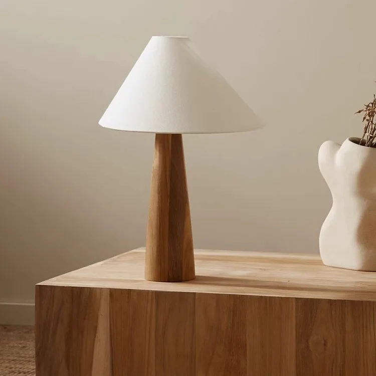 Kunstlampe Wabi-Sabi Wind Stehlampe Japanisches Retro Holz Teestube Wohnzimmer Schlafzimmer Nachttischlampe Log Wind Arbeitszimmer