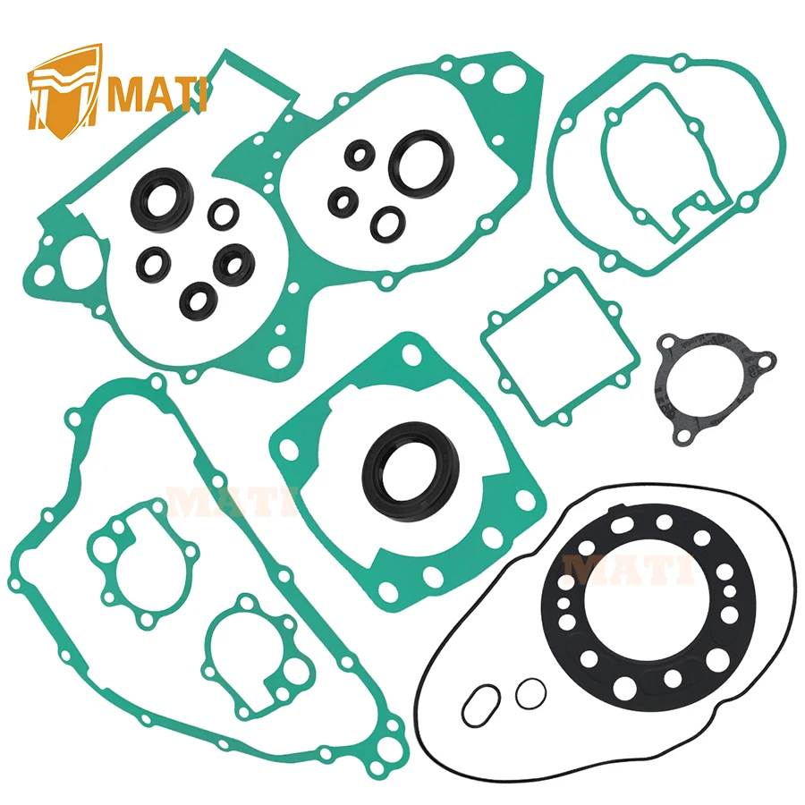 

M MATI Complete Top & Bottom End Engine Gasket Oil Seal Kit For Honda CR250R 2002-2004 14132-KZ3-L20