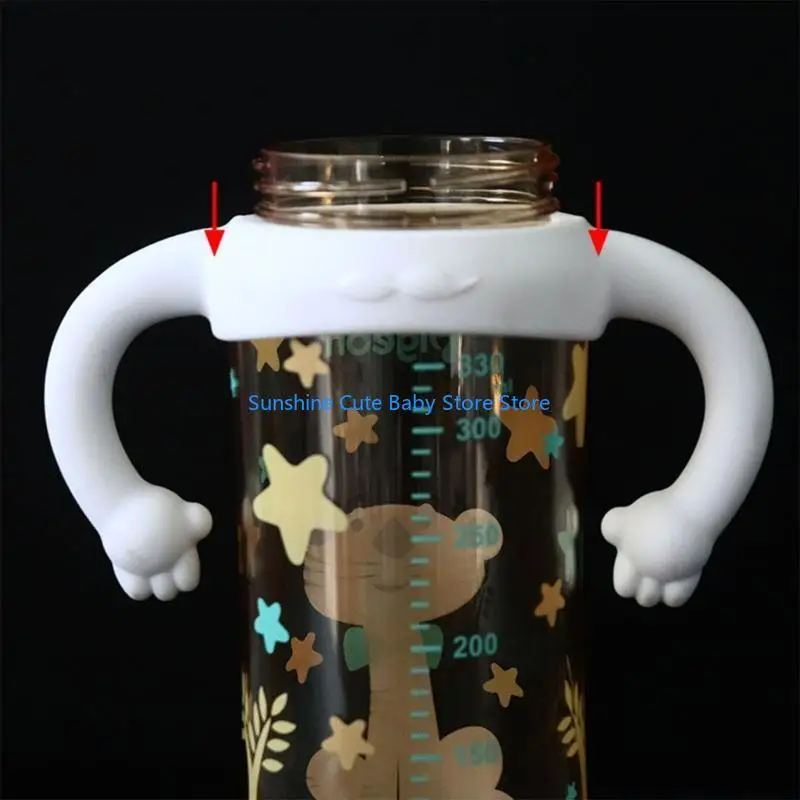 

C5AF Baby Feeding Bottle Handle Baby Feeding Nursing Bottle Holder for 2.17" to 2.62"