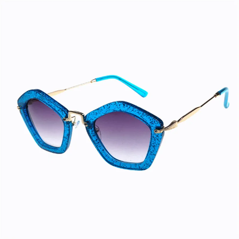 

Trendy polygon sunglasses unique brand design women shopping sunglasses driving sun glasses