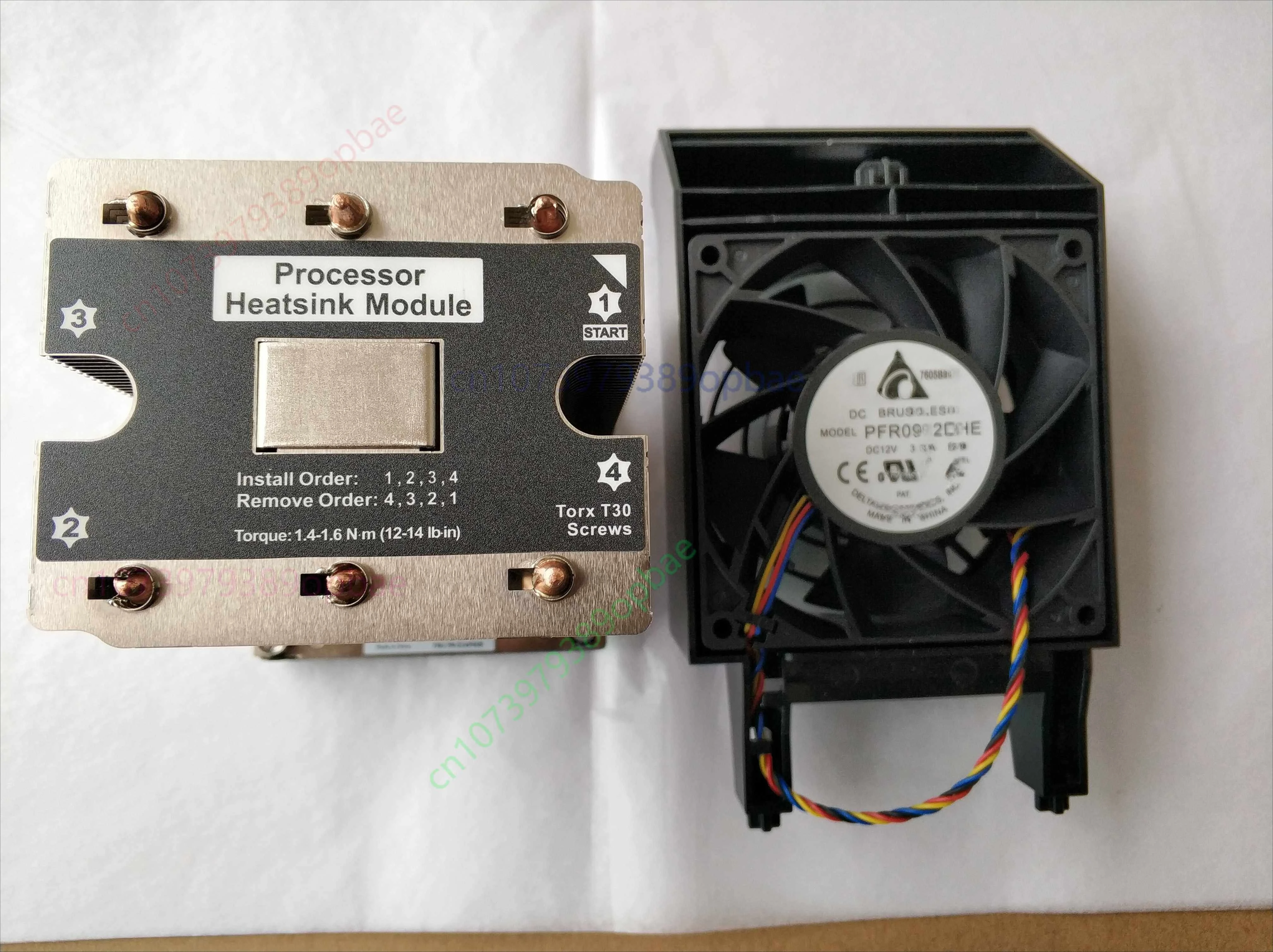 New CPU Heatsink & Fan for Lenovo ThinkSystem ST558 ST550 01KP658 01KP749 Original Server Cooling Replacement