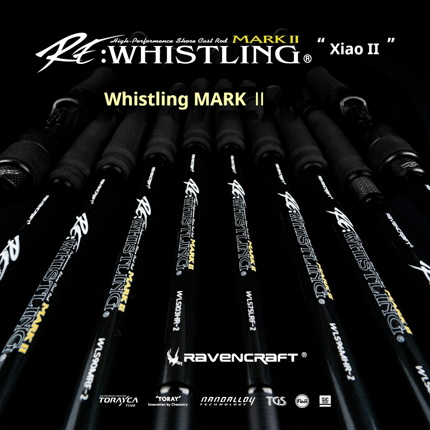 Ravencraft MakeII Spinning – Caña de carbono ligera