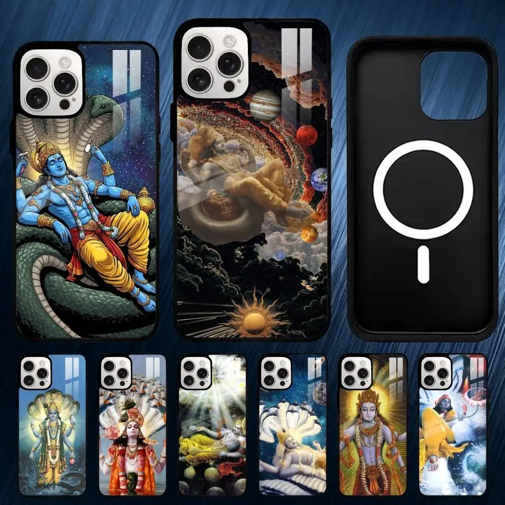 

Guardian deity Vishnu Phone Case For iPhone17,16,15,14,13,12,11,Plus,Pro,Max For Magsafe Wireless Charging case