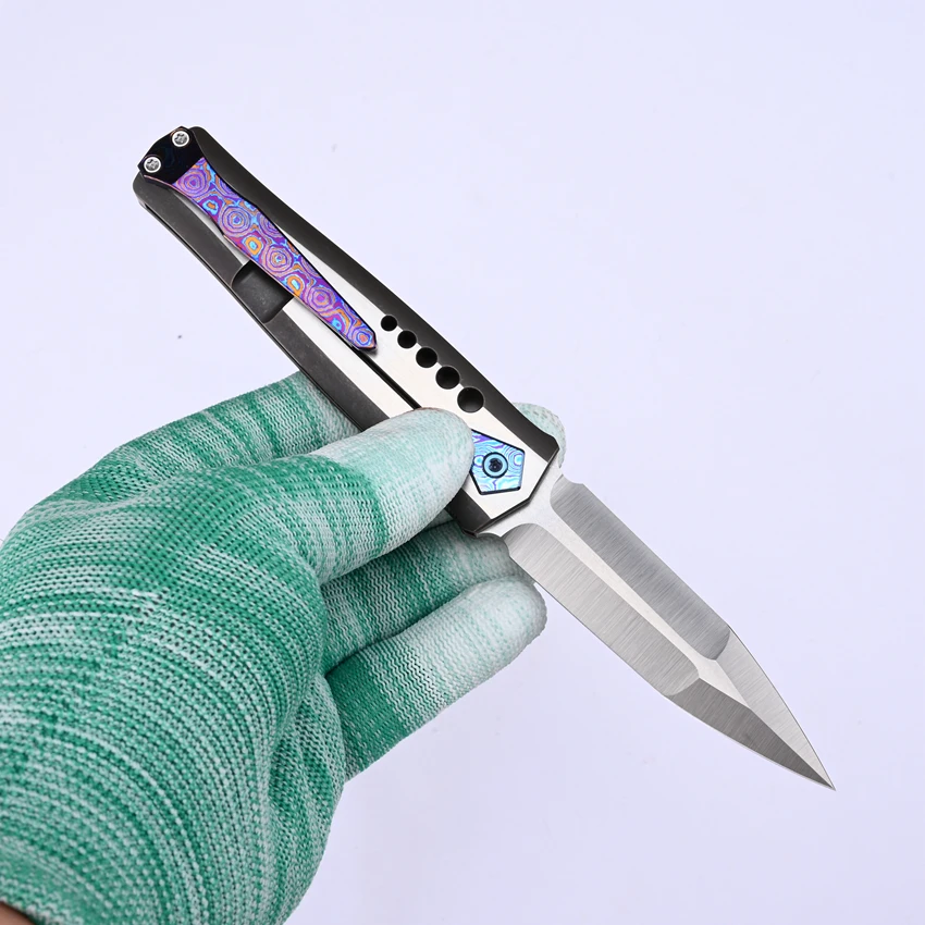 LiBingEDC Jingke Klappmesser – M390 Stahlklinge und Titangriff, taktisches EDC-Taschenmesser für Outdoor-Survival-Werkzeuge
