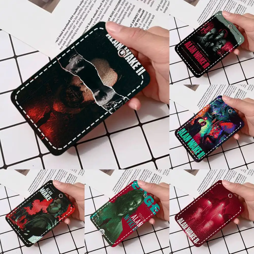 

Держатель для карт Action Game A-Alan W-Wake, подходит для кредитных карт, проездных билетов, прямоугольный брелок из мягкой кожи, защитный чехол для ключей