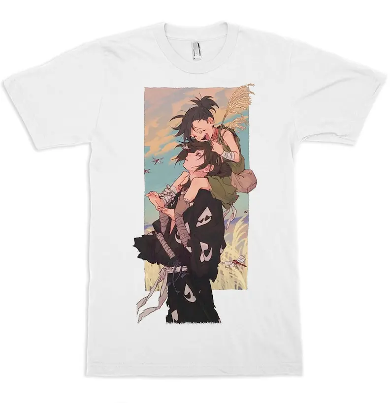 

Dororo and Hyakkimaru Graphic T-Shirt, Men's Women's All Sizes