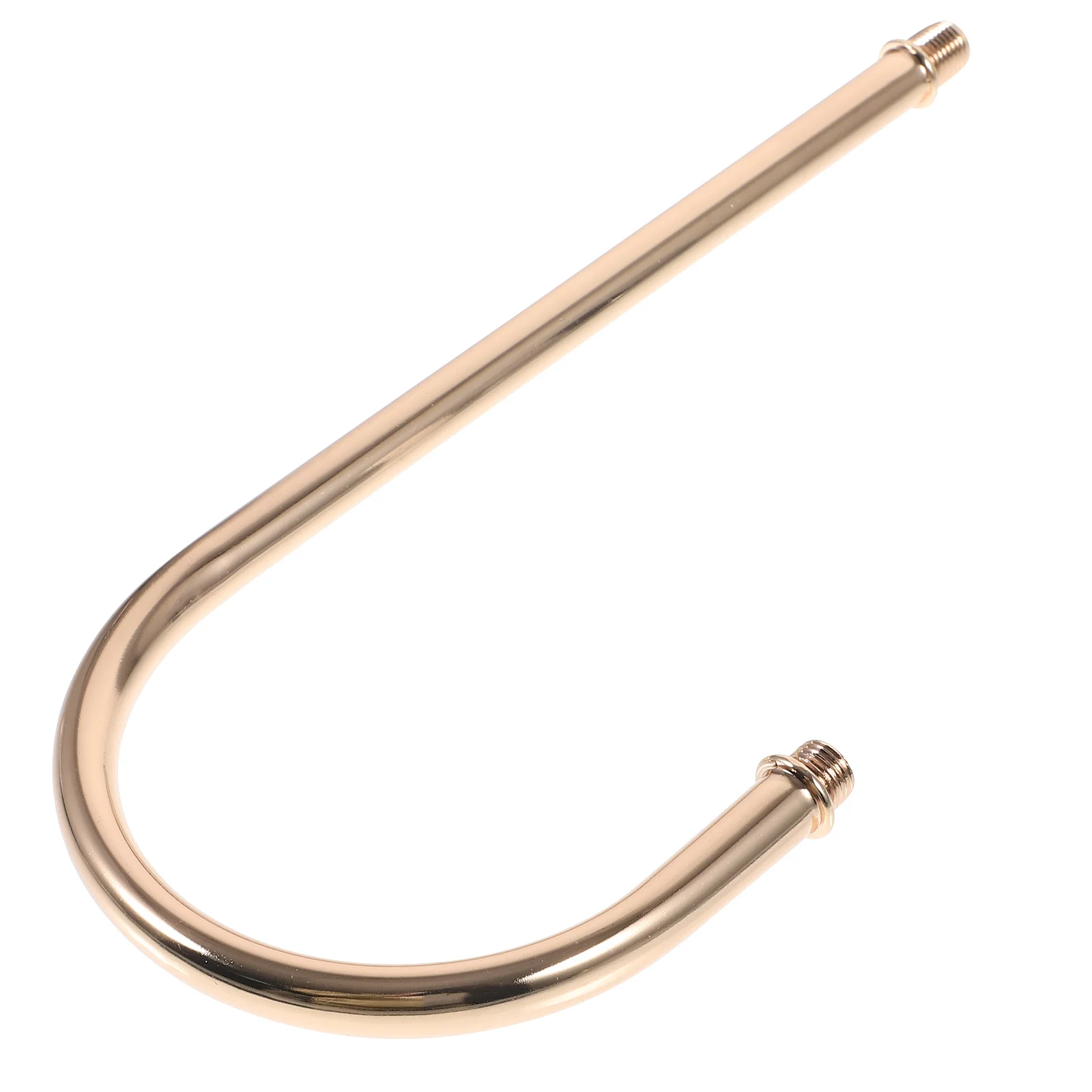 อุปกรณ์เสริมหลอดไฟติดผนังแบบโค้ง 215 มม. สีทองฝรั่งเศส เกลียว M10 อะไหล่โคมไฟ ก้านโค้ง ตัวต่อรางดาวน์โรด ดีไซน์ทันสมัย แข็งแรง