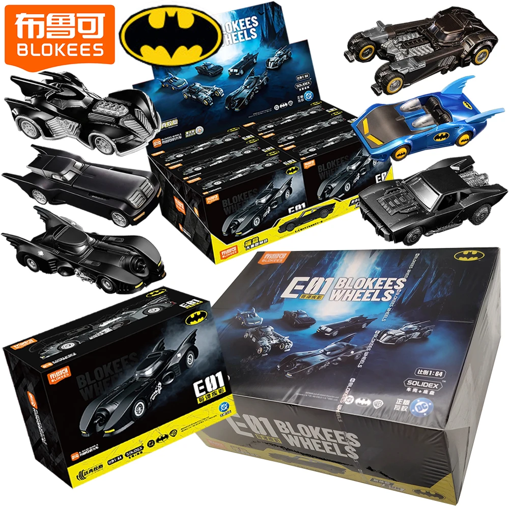 

BLOKEES Original The Batman Limited Edition Blind Box Peripheral Children's Like Fun Car Model Creative Gift Family Table Toys
