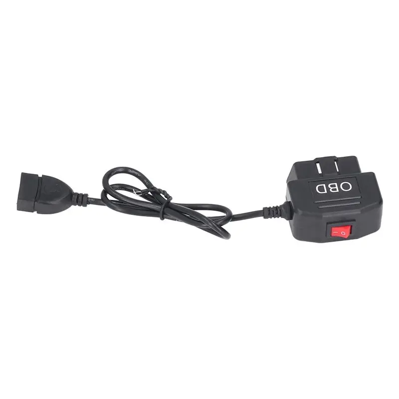 Leading-Edge-Dash Cam OBD To USB Adapter Cable Hardwire Buck Line For Dashboard For Dashcam Mirror Carplay Monitor DVR