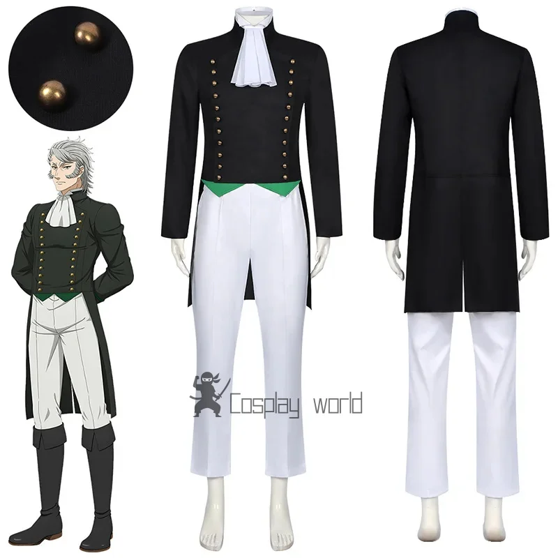 

Anime Sieglinde Sullivan Cosplay Costume Set Black Cosplay Attendant Bluter Costumes Show Clothes Halloween Suit Set