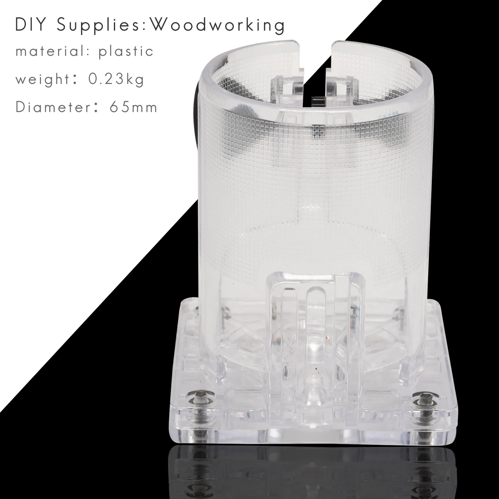 

MLGB-Woodworking Trimmer Accessories Hard Plastic Base Shield With 2 Knobs For 3703 Electric Trimming Machine Saw Dongche