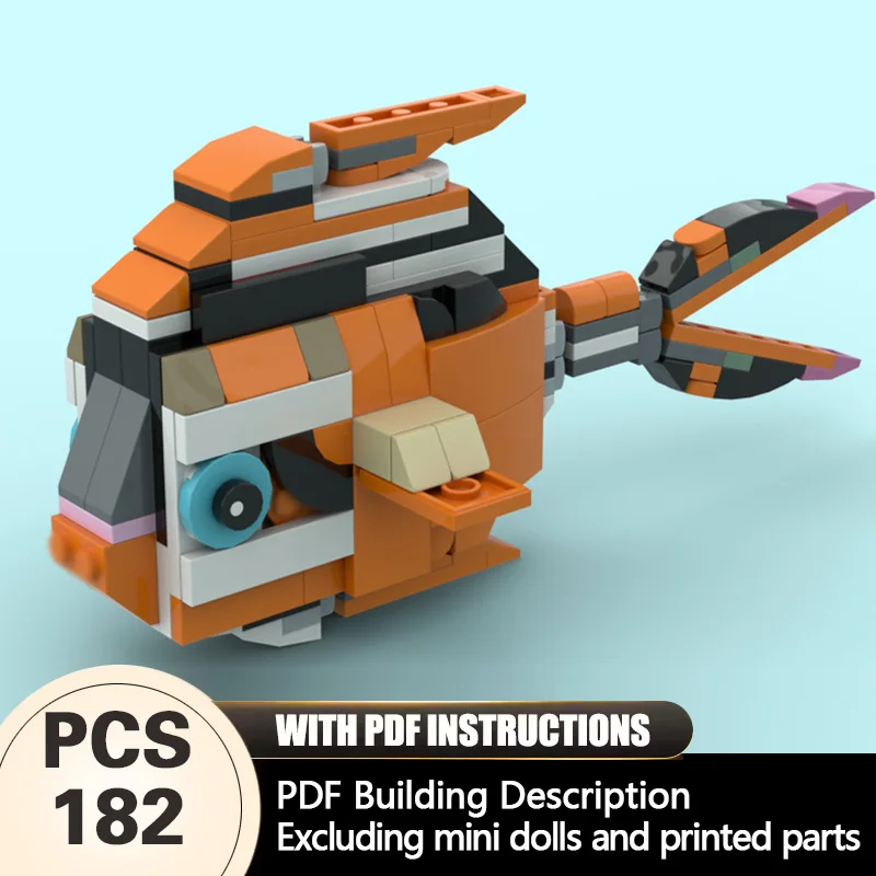 

Creators Animal Series Model MOC Building Bricks Small Benthic Animal Modular Technology Gift Holiday Assemble Children Toy Suit