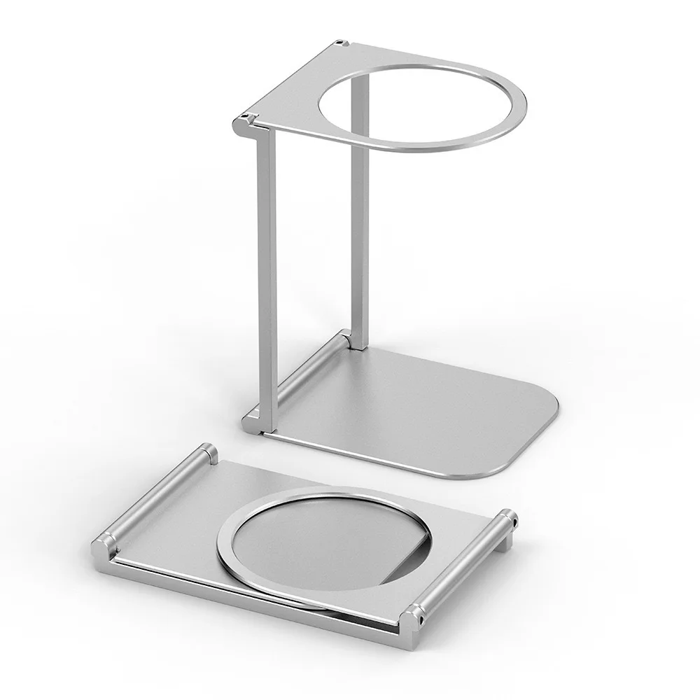 Suporte dobrável para gotejamento de café, suporte de liga de alumínio para máquina de café expresso elétrica portátil sem fio, acessórios
