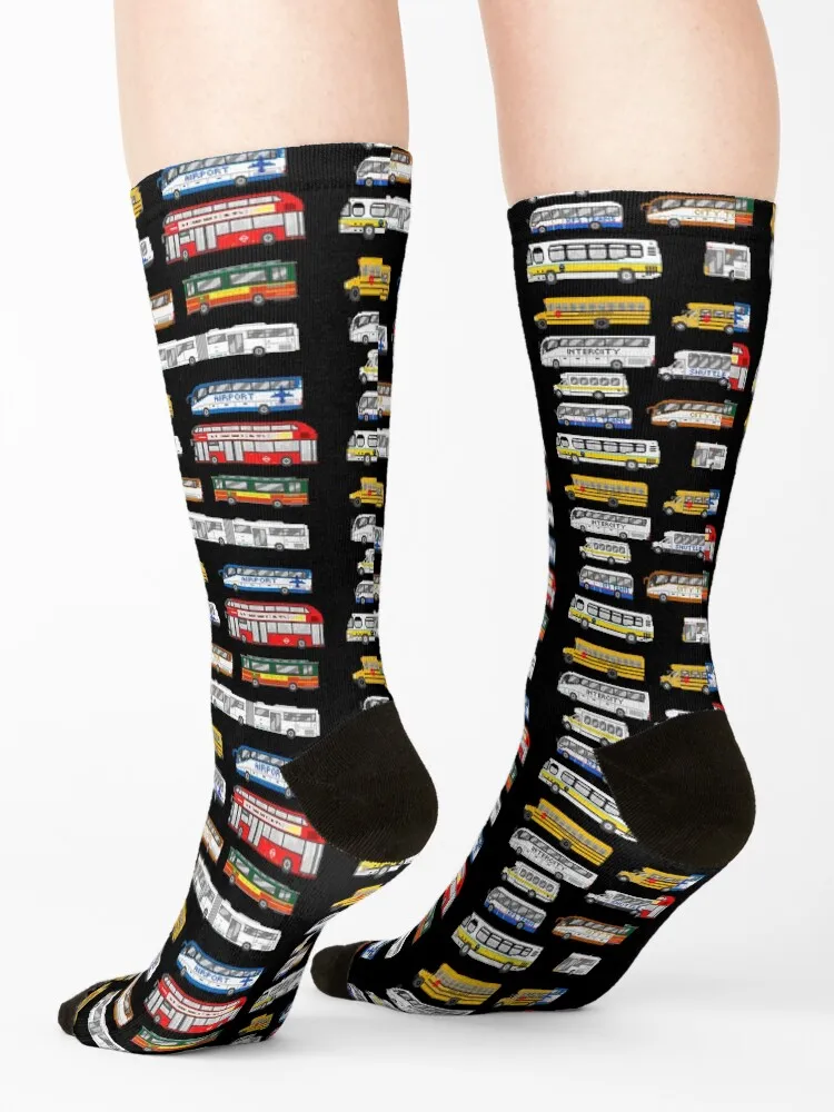 Buses - The Kids' Picture Show Socks gym funny sock cool winter Designer Man Socks Women's