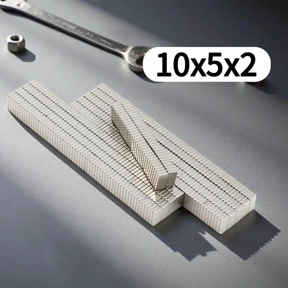 

10x5x2mm Powerful Neodymium Magnet Block Super Strong Magnets N35 NdfeB Permanent Magnetic imanes Refrigerator Magnet