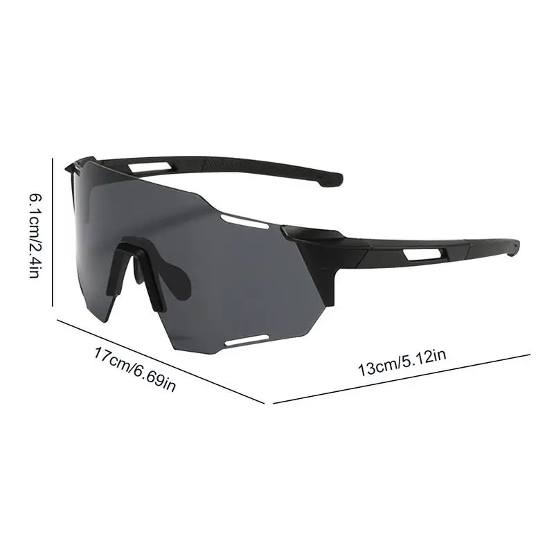 Heldere motorfietsbril Frameloze dimbare skibril Herenbril voor buiten sneeuwscooter Jacht Wintersport Snowboarden