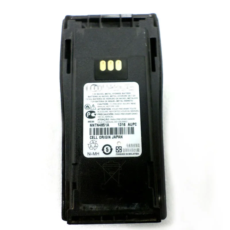NNTN4851A 1600mAh Battery for Motorola CP040 CP140 CP180 CP200 CP360 CP380 GP3138 EP450 GP3688 DEP450 PR400 Radio fit NNTN4497