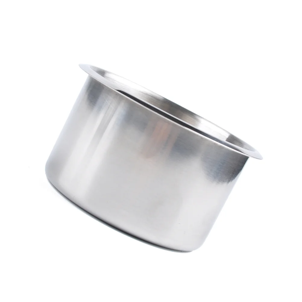 Stainless Steel Cup Holder Simple Practical Refit Cup Holder Self for Motor Homes Car Auto (A0671-03 Pattern)