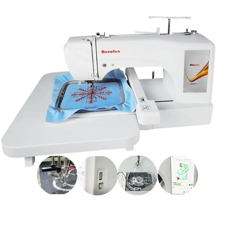 

[Best-selling] Rosatex Es6 850 Rpm Retail Home Use 312 Embroidery Design Multifunction Embroidery Sewing Machine
