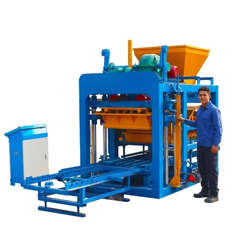 QTJ4-25 Automatic Concrete Block Machine 20s Cycle Hollow Brick Making Machine Vibration Type