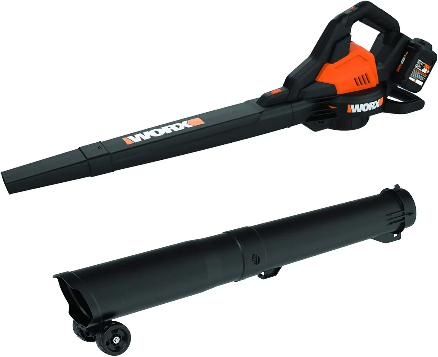 40V 4.0Ah Cordless Leaf Blower/Vac/Mulcher Power Share - WG583 (Batteries & Charger Included) & WA4054.2 LeafPro