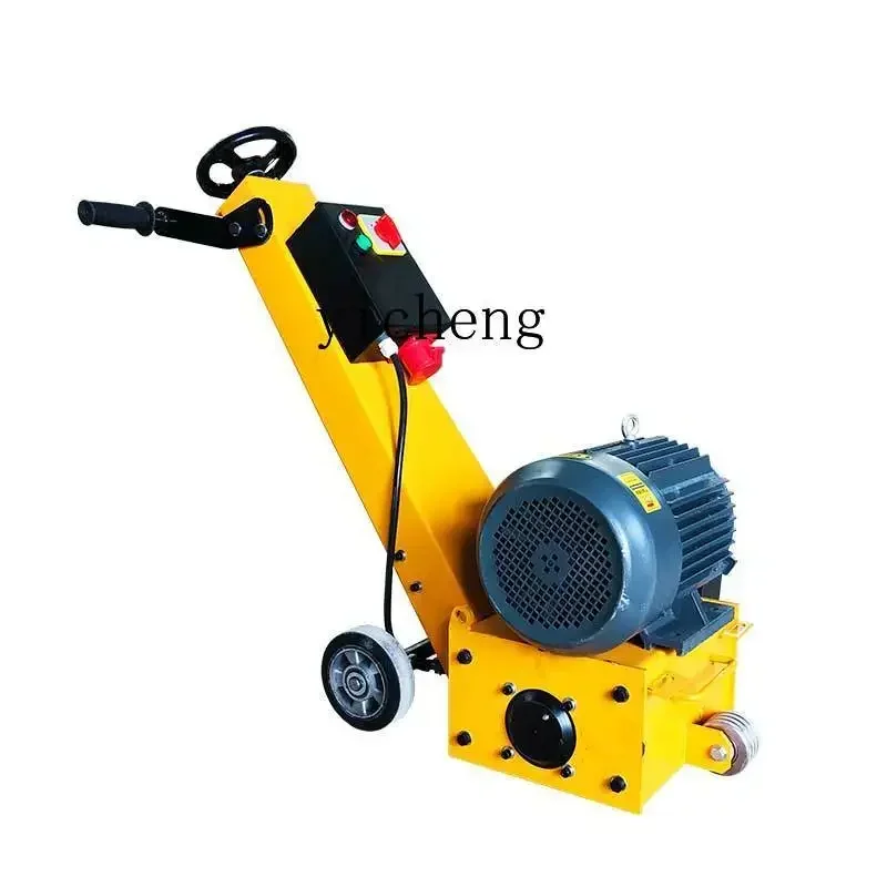 

electric concrete milling machine ground cement flat pavement renovation chisel hair pulling machine