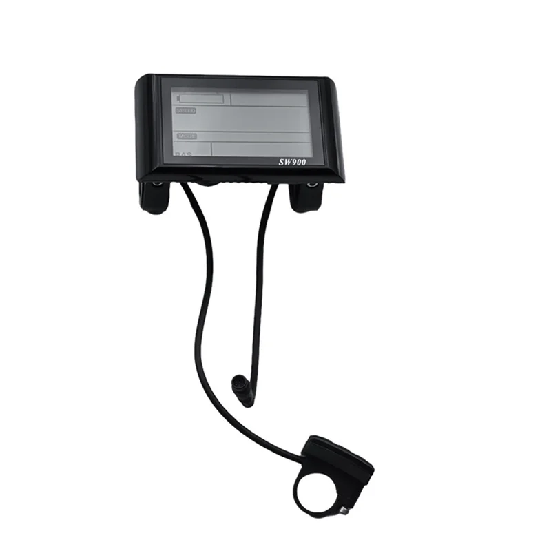 24V-60V SW900 6Pin Display Waterproof Connector Modification Part Electric Bike LCD Display Meter For Electric Scooter