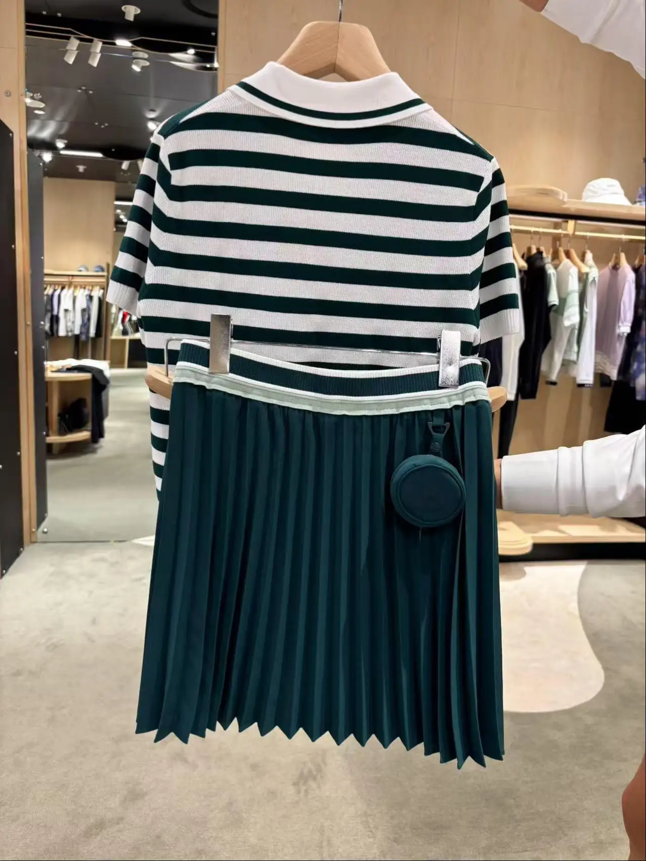 2026 Pleated Golf Skort With Waist Bag for Women Fashion Versatile Outdoor Sports Ladies Golf Skirt
