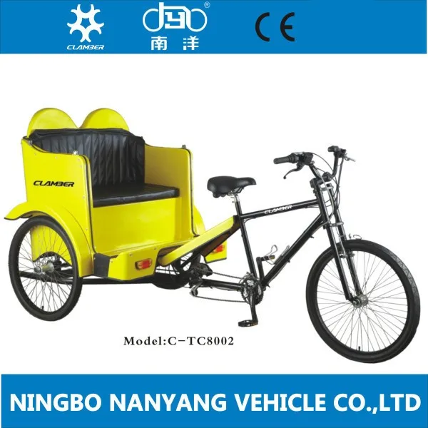 26 Inch Popular Rickshaw/passenger Pedicab for Sale/convenient Bike Taxi Manufacture/TC8002