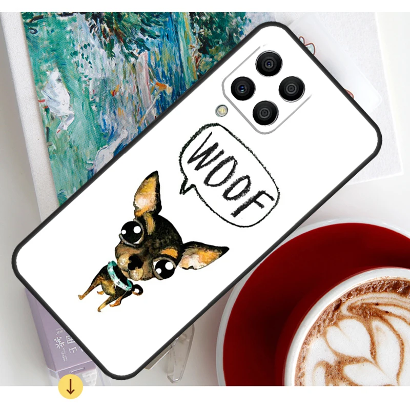 Chihuahua Dog Case For Samsung Galaxy M13 M23 M33 M53 M30s M31s M12 M32 M52 M21 M51 M14 M34 M54 M20 Coque image 5