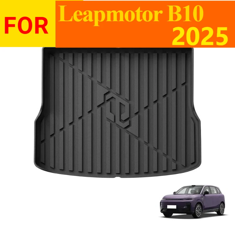 New Products Premium waterproof non-slip 3D TPE Rear Trunk Mat for Leapmotor B10 2025，All Weather Dustproof Black Interior