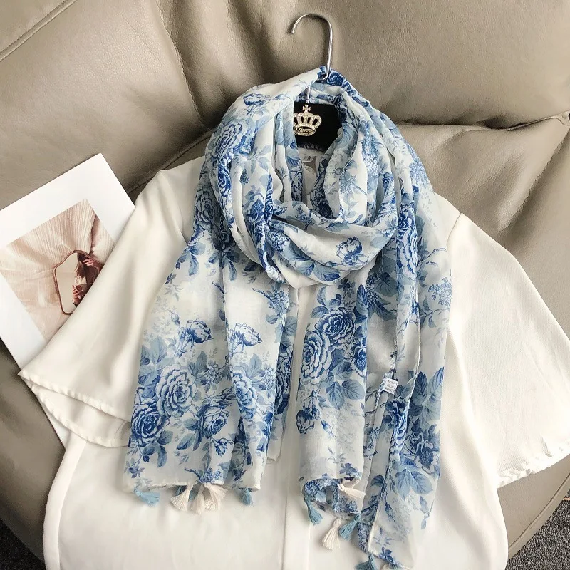 2023-spring-women-flower-pattern-tassel-blossom-shawls-scarf-long-floral-print-foulard-soft-wrap-hijab-free-shipping