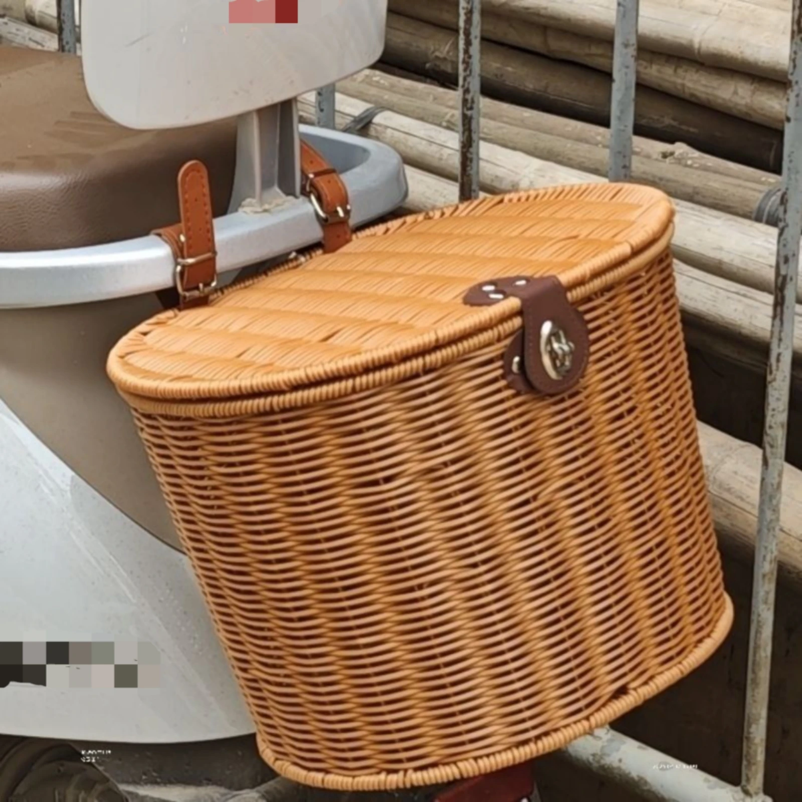 Cycling Gear Rack - Fietsmand achterop met deksel Achterdragermand Fietsuitrusting