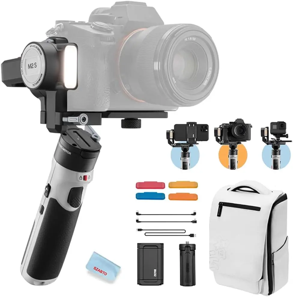 

Zhiyun Crane-M2S combination 3-axis gimbal camera stabilizer is suitable
