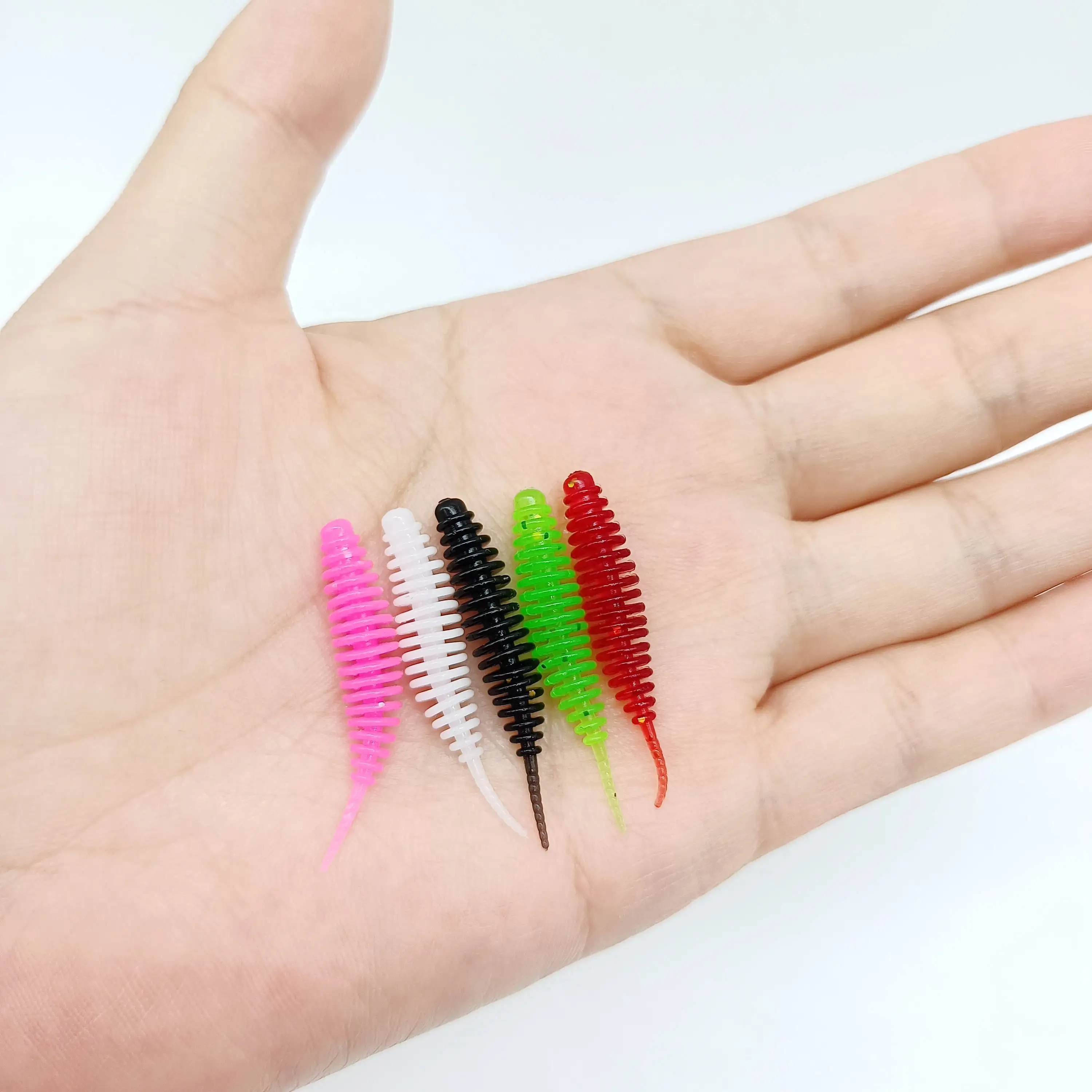 DUODUOYU Señuelos de vinilo suaves mini, cebo para carpa y lubina - imagen 5