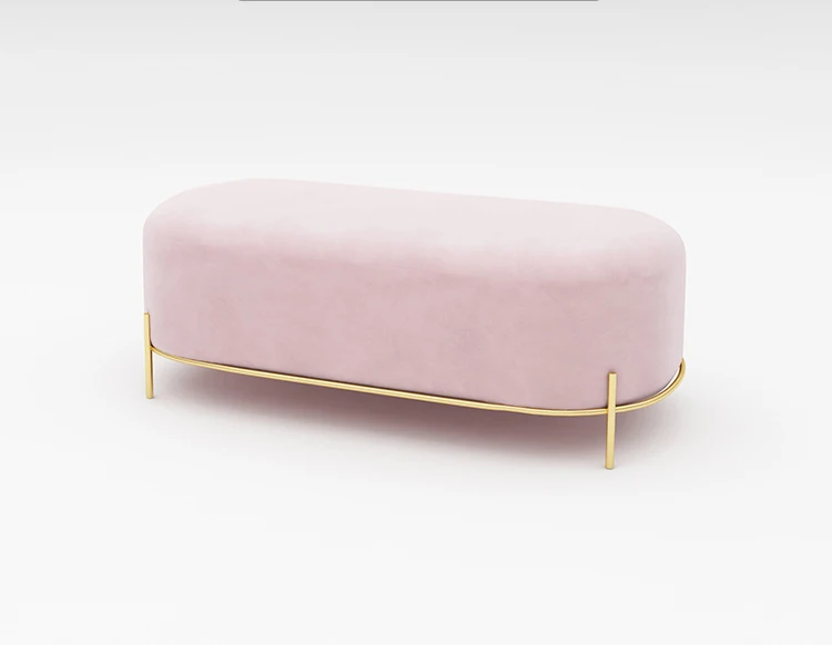 Clothing Store Fitting Room Shoe Changing Stool Nordic Minimalist Shoe Store Sofa Bench