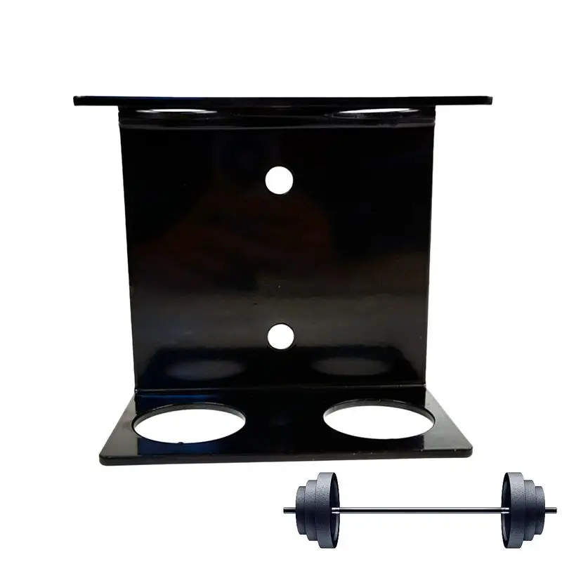 

Barbell Holder Wall Mount Vertical Barbell Holder Sturdy Steel Gym Accessories Rack Strong Load-Bearing For Weight Room Home Gym