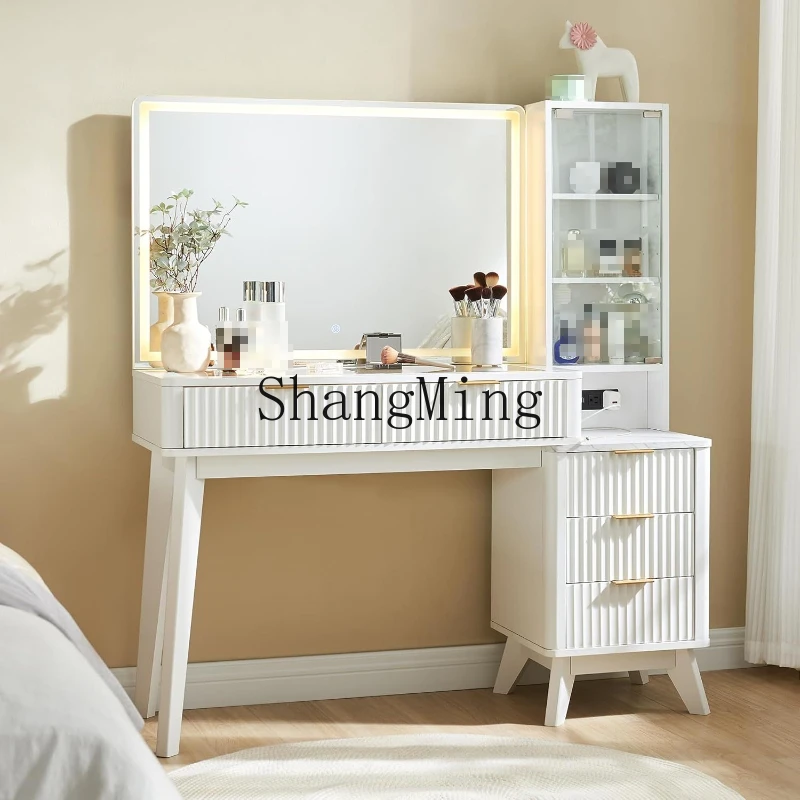 

ZYY multifunctional dresser simple light luxury with mirror chest integrated small apartment large makeup table