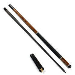 Superior High Technic Carbon Fiber Graphite 58inch 1/2-PC Snooker Billiard Pool Cue Stick with mini extension