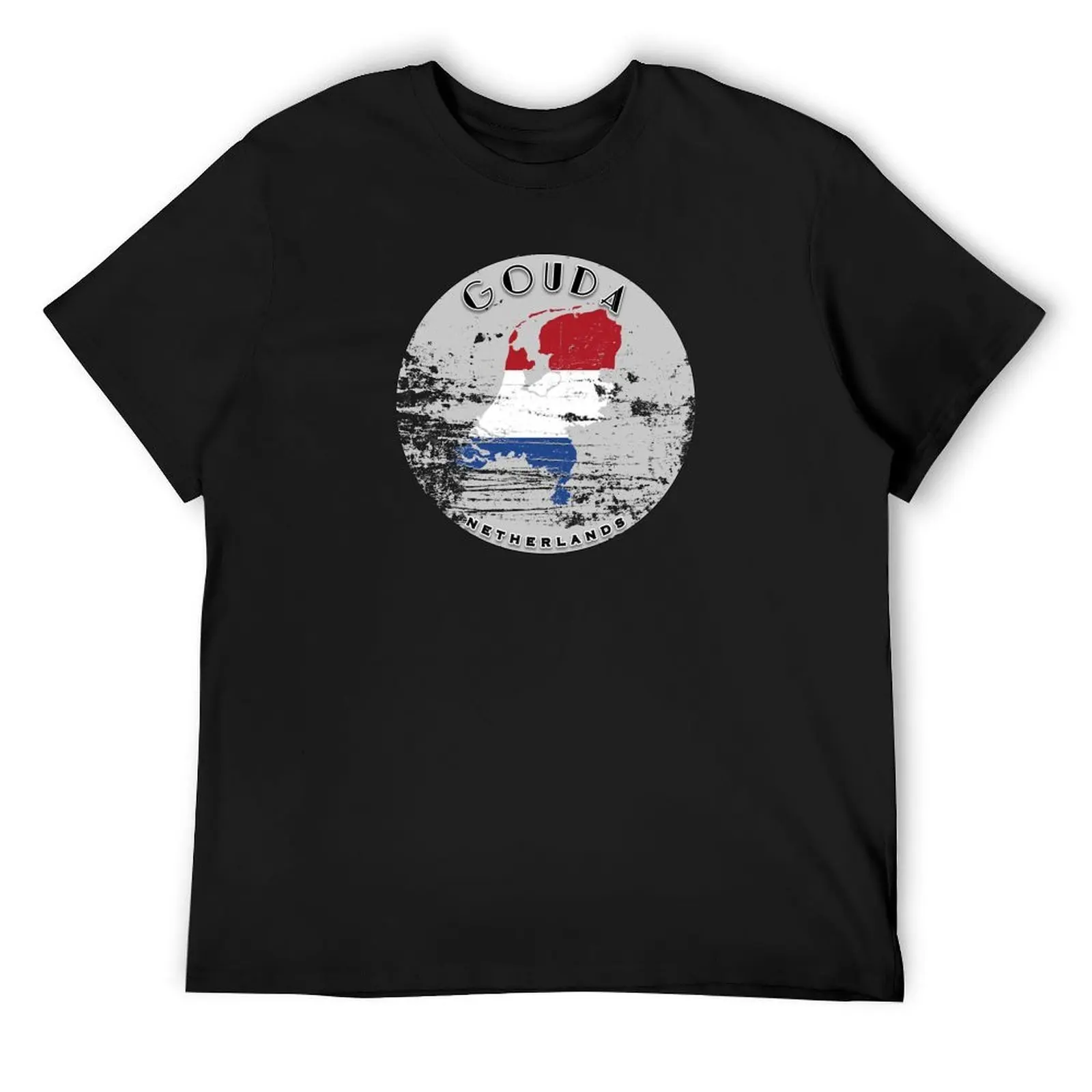 

Gouda Netherlands Worn T-Shirt basketball graphic tees quick drying Louboutins cotton man t-shirts mens plain t shirts