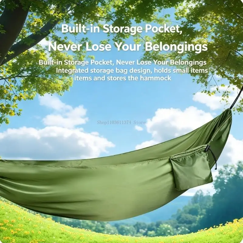  Large Size Camping Bed Hammock Breathable Compacts Foldable Travel Hammock