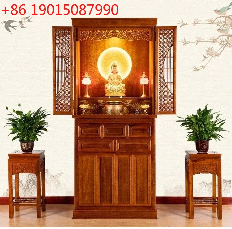 

Санторио из массива дерева с вертикальной дверцей-шкафом, домашний, для стола, в китайском стиле.