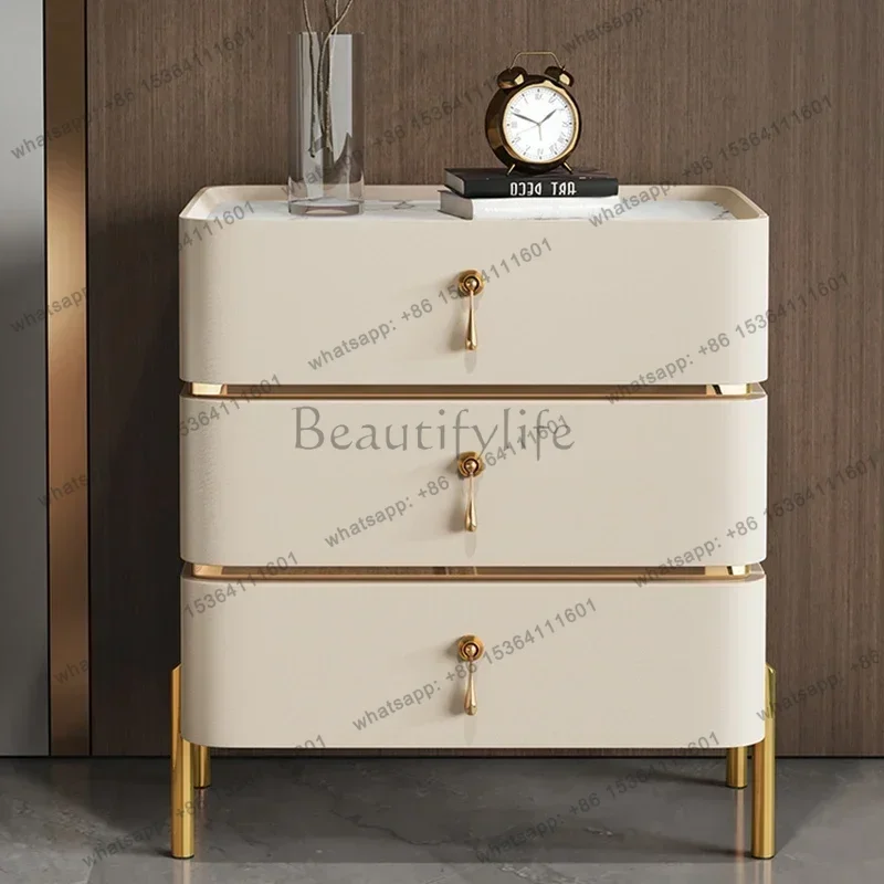 Bedroom Wood Small Nightstand Bedside Minimalist Drawers Modern Bedside Table Nordic Storage Mesitas