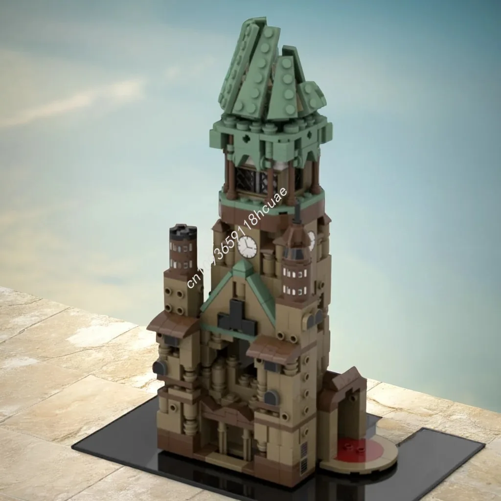 

688pcs MOC Kaiser Wilhelm Church 1:300 Building Blocks Assemble Christmas toy Gift creative idea Education Brick Children