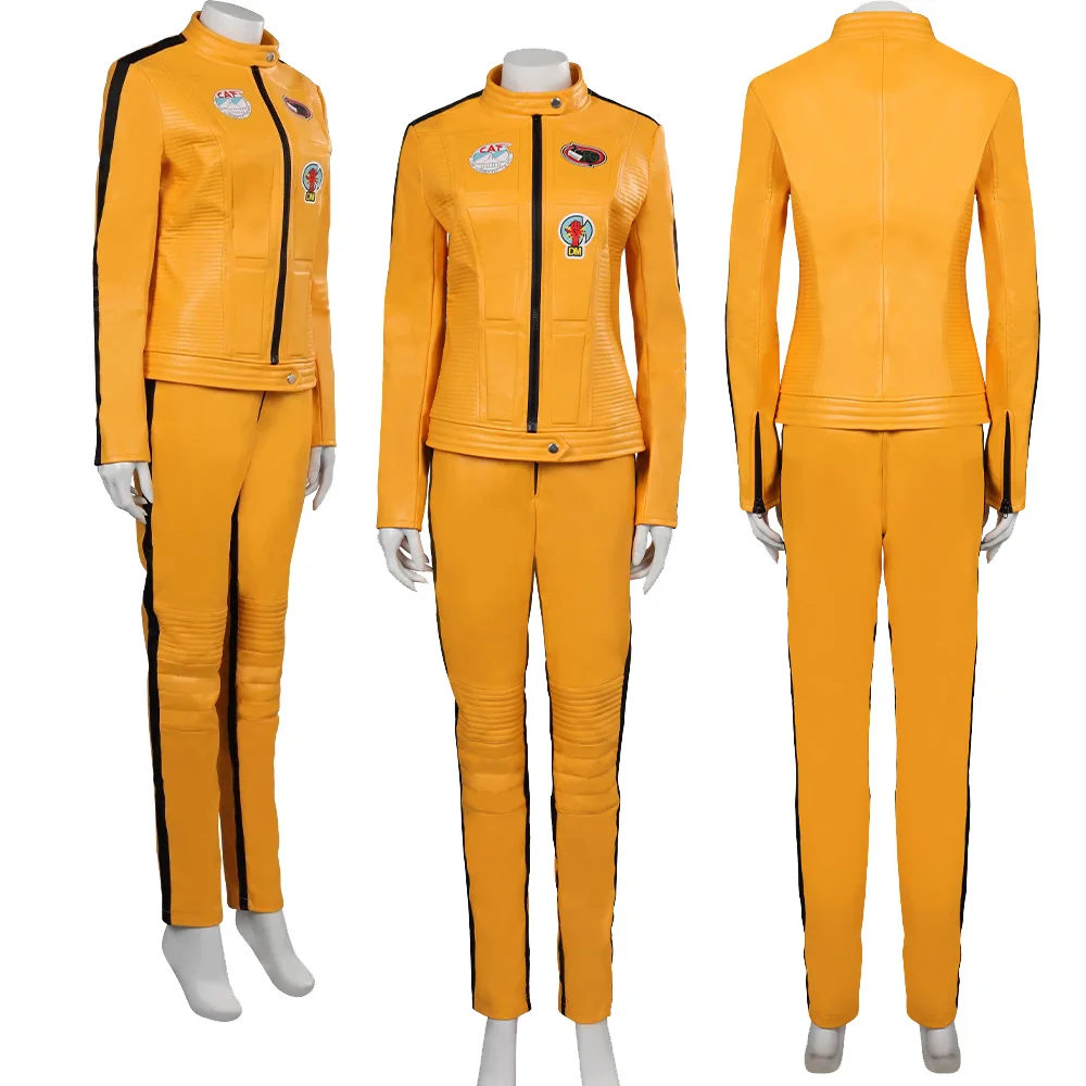 

Фантазия Костюм Невесты Фильм Убить Косплей Билла Куртка Пальто Брюки Взрослые Женщины Наряды Хэллоуин Карнавальная Вечеринка Маскировочный Костюм