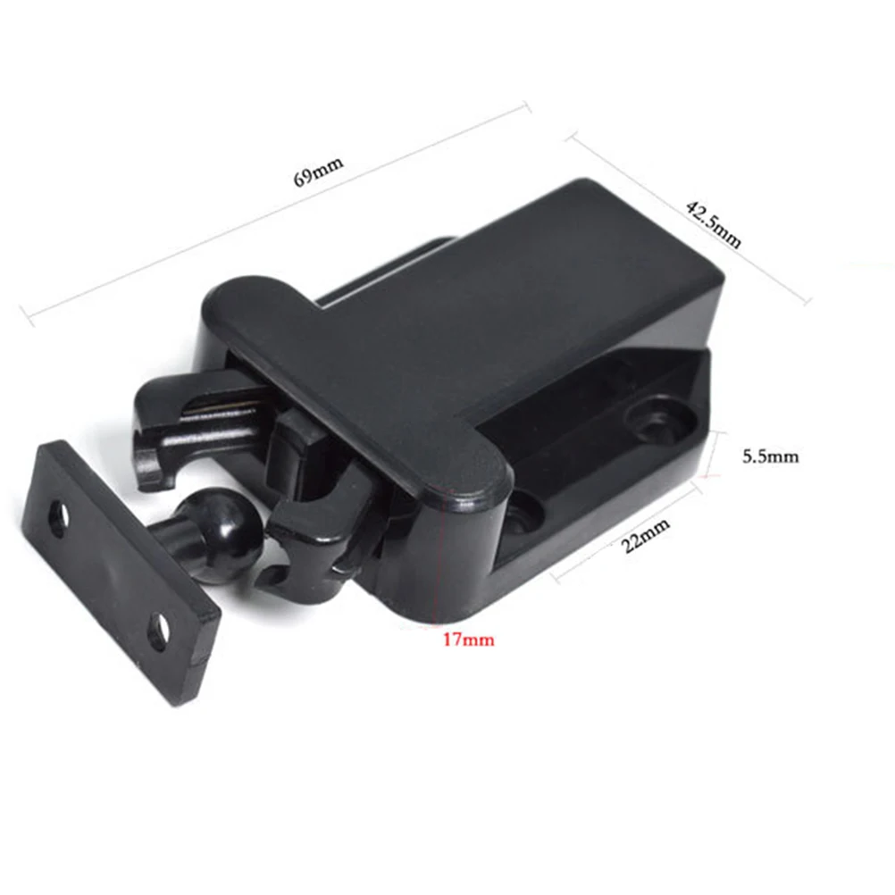 

4 Pcs Cabinet Hardware Self-locking Device Door Caravan Retainer Catch Rebound Child