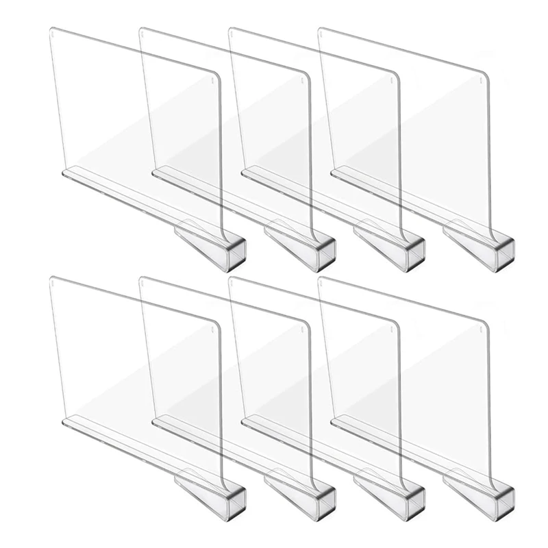 

Shelf Dividers For Closet Organization, Closet Shelf Organizer Closet Separator For Shelves Clear Shelf Dividers